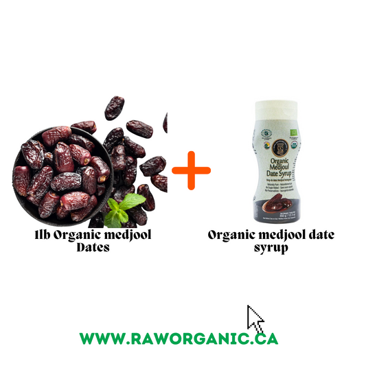 Organic Medjool dates and Syrup combo