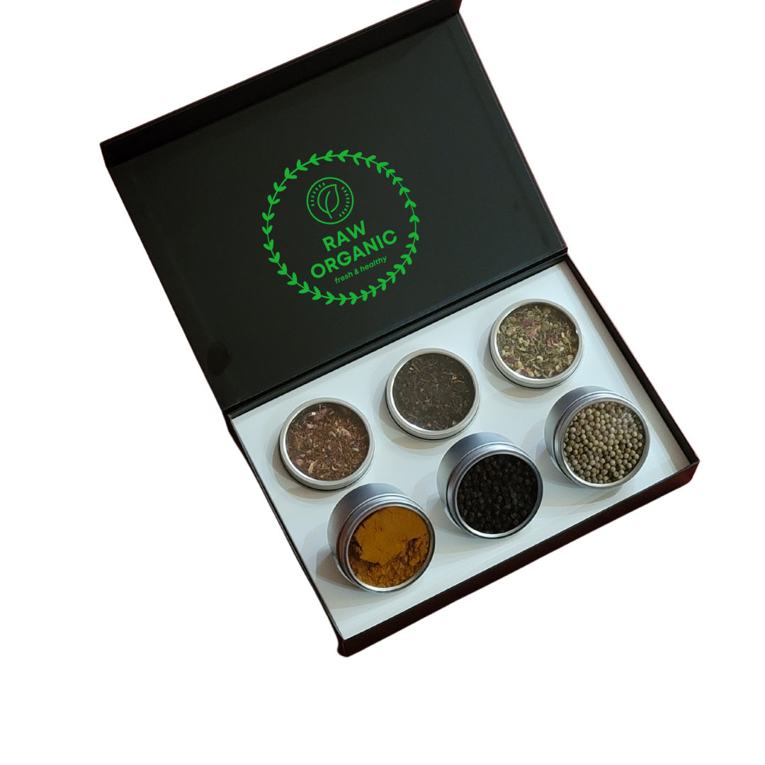 Holiday Organic Assorted tea| Spices Premium Gift Set.