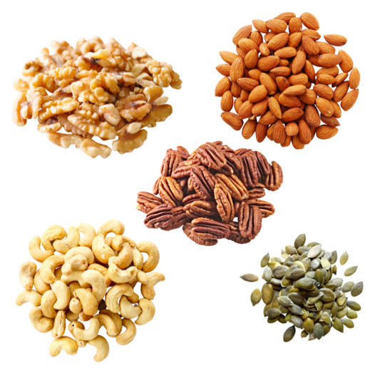 Raw Organic Nuts Bundle 1Lb Each